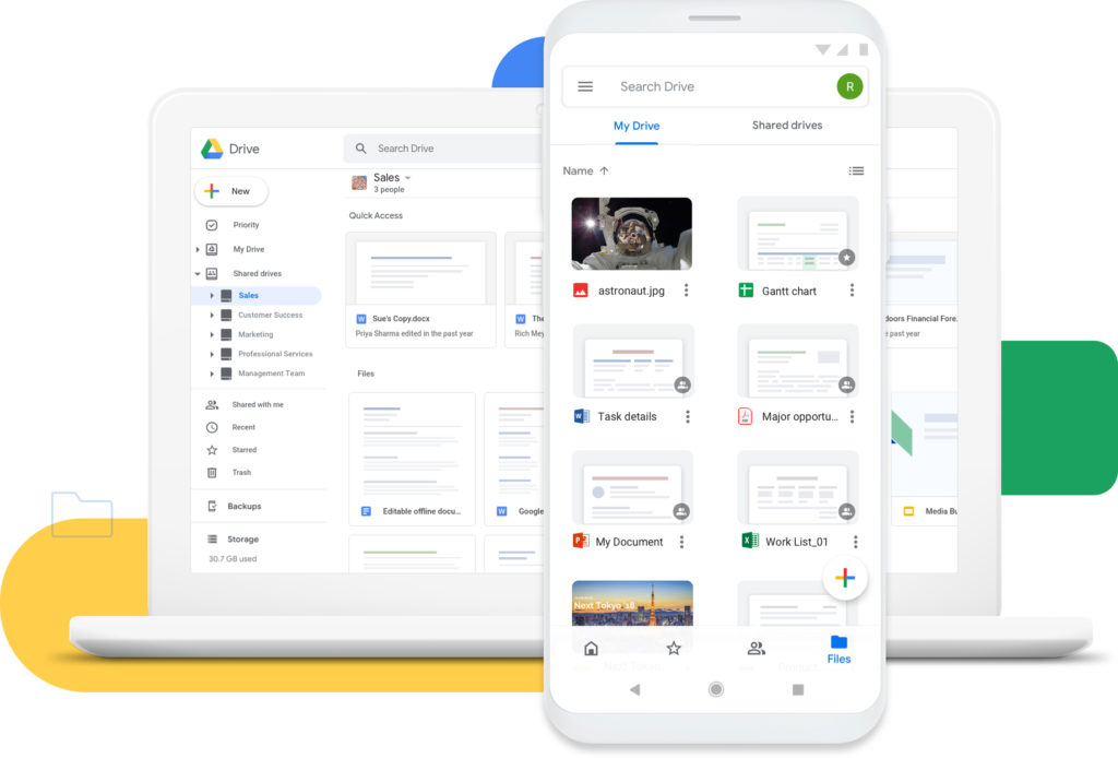 google drive features